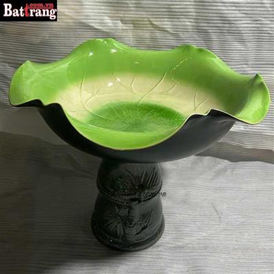 CHẬU TẮM PHẬT MEN THỦY TINH GỐM SỨ BÁT TRÀNG - TINH HOA TÂM LINH, TINH XẢO TỪNG ĐƯỜNG NÉT 