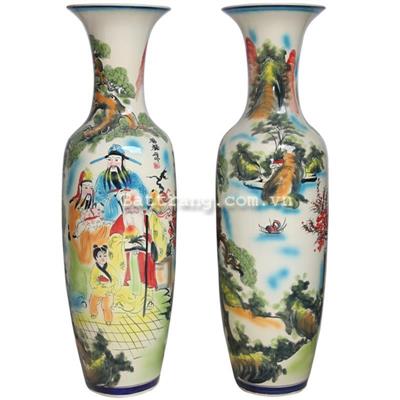 Lọ lộc bình men màu phúc lộc thọ